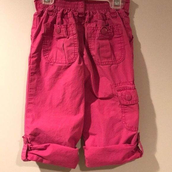 🌺 OLD NAVY Lightweight Pink Cargo Pants/Capris - Picture 5 of 8